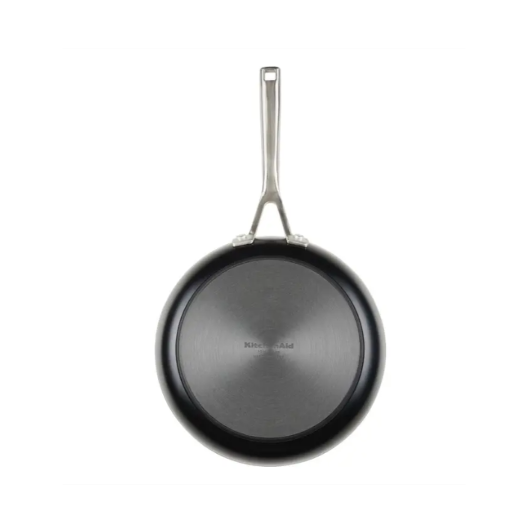 Juego de Ollas 10 Piezas Tapa de Vidrio  de Cerámicas Anodizado Negro Mate Kitchenaid