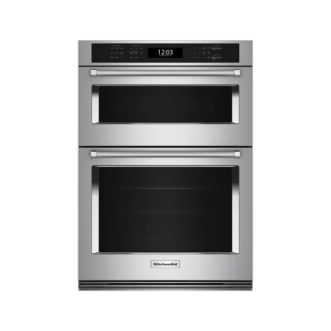 Torre Horno Microondas Eléctrico de Convección 27" Air Fry Acero Inoxidable Kitchenaid