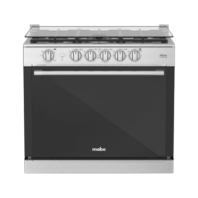 Cocina a Gas Para Empotrar 5 Hornillas 80 cm 30" Acero Inoxidable Mabe