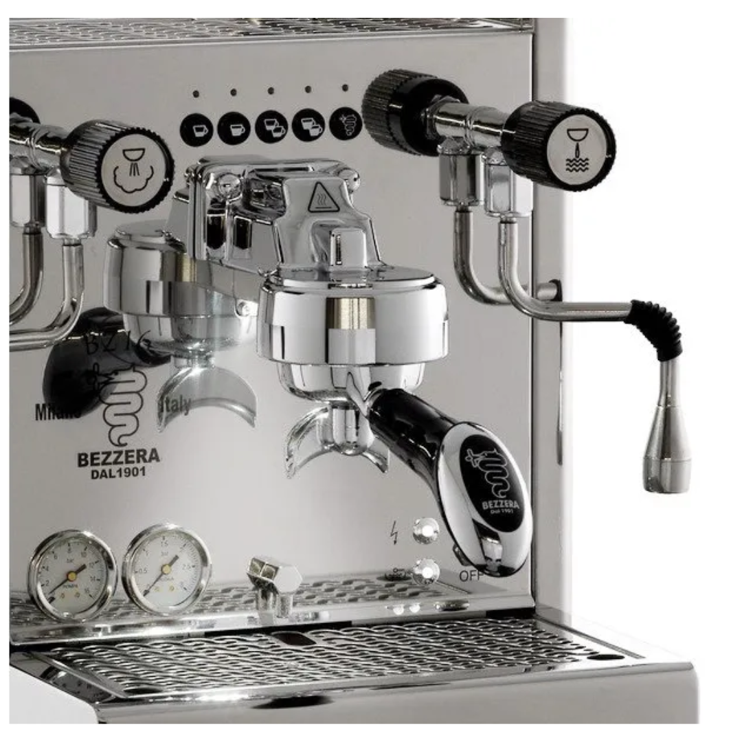 Cafetera Espresso Eléctrica 2 Litros Acero Inoxidable de 1 Grupo 110V BEZZERA