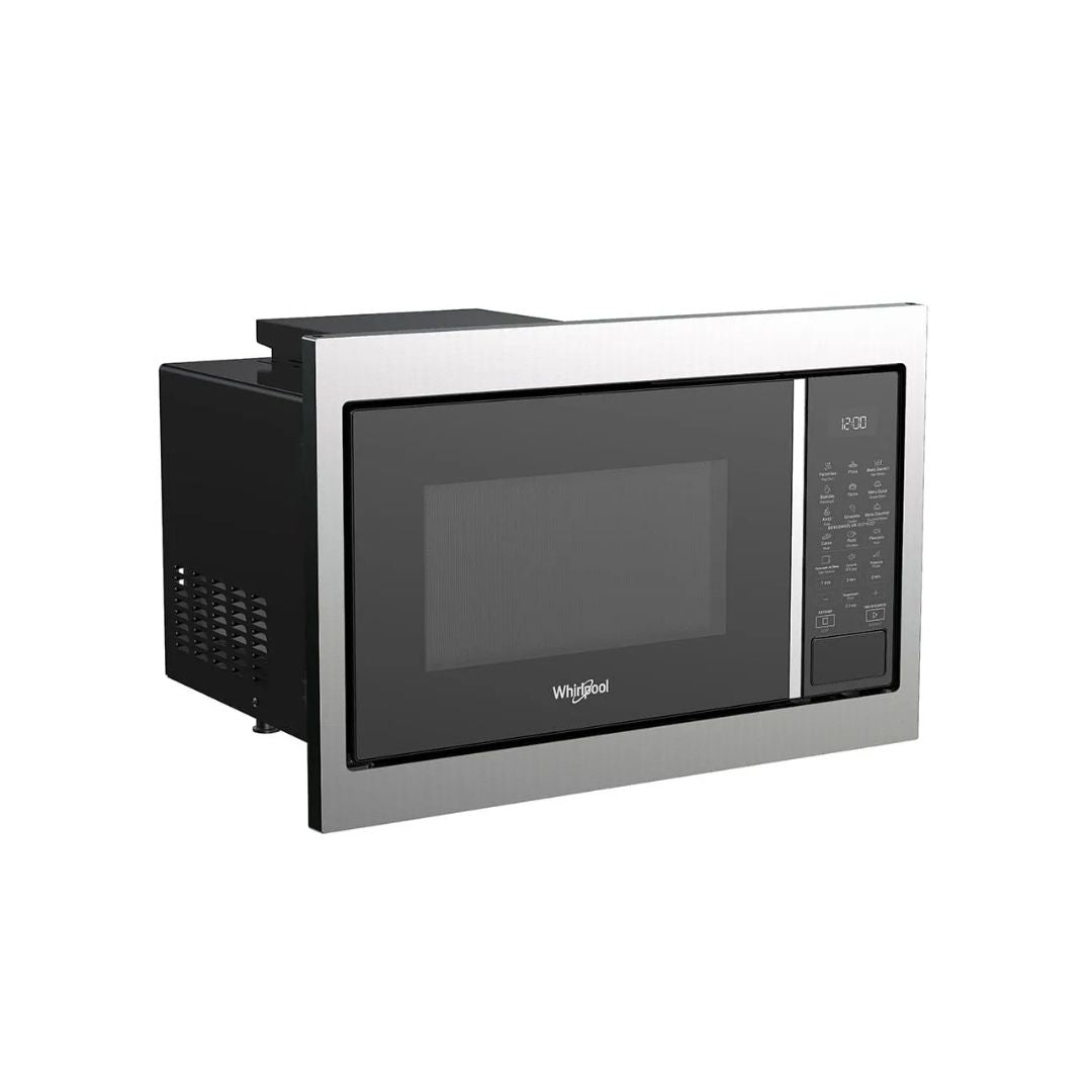 Microonda Para Empotrar Acero Negro 24" Con 17 Funciones Whirlpool