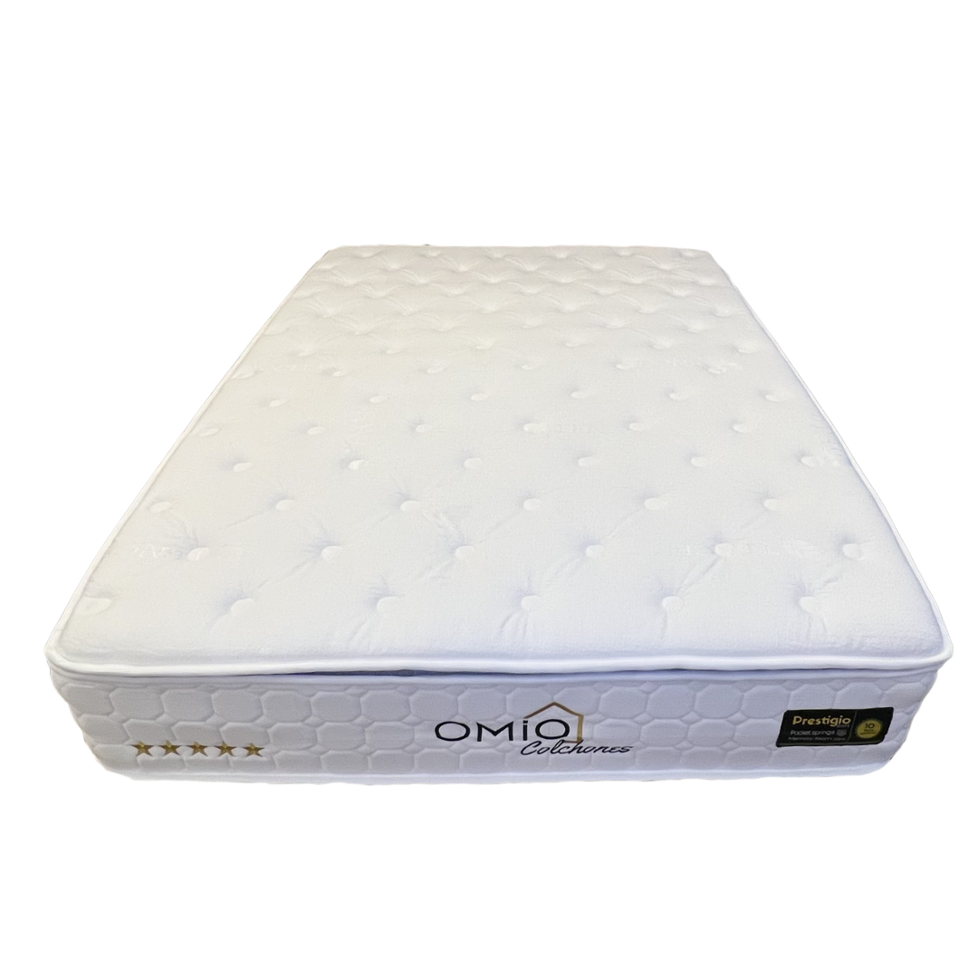Colchón Matrimonial 1 Pillow Con Tecnología Memory Foam Prestigio Omio