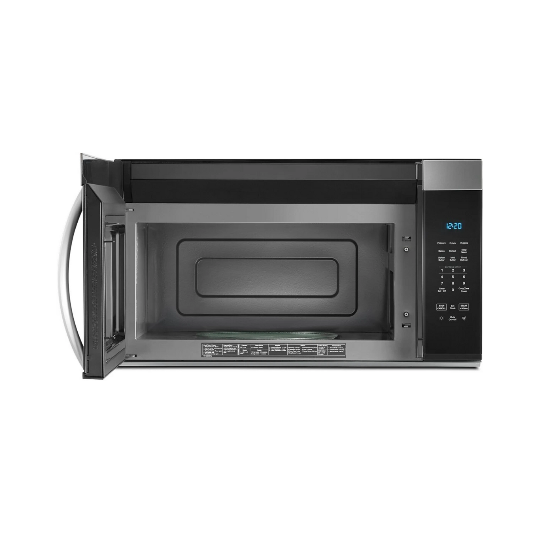 Microonda Campana Empotrable  1.7 Pies Cu 30" Acero Negro Whirlpool