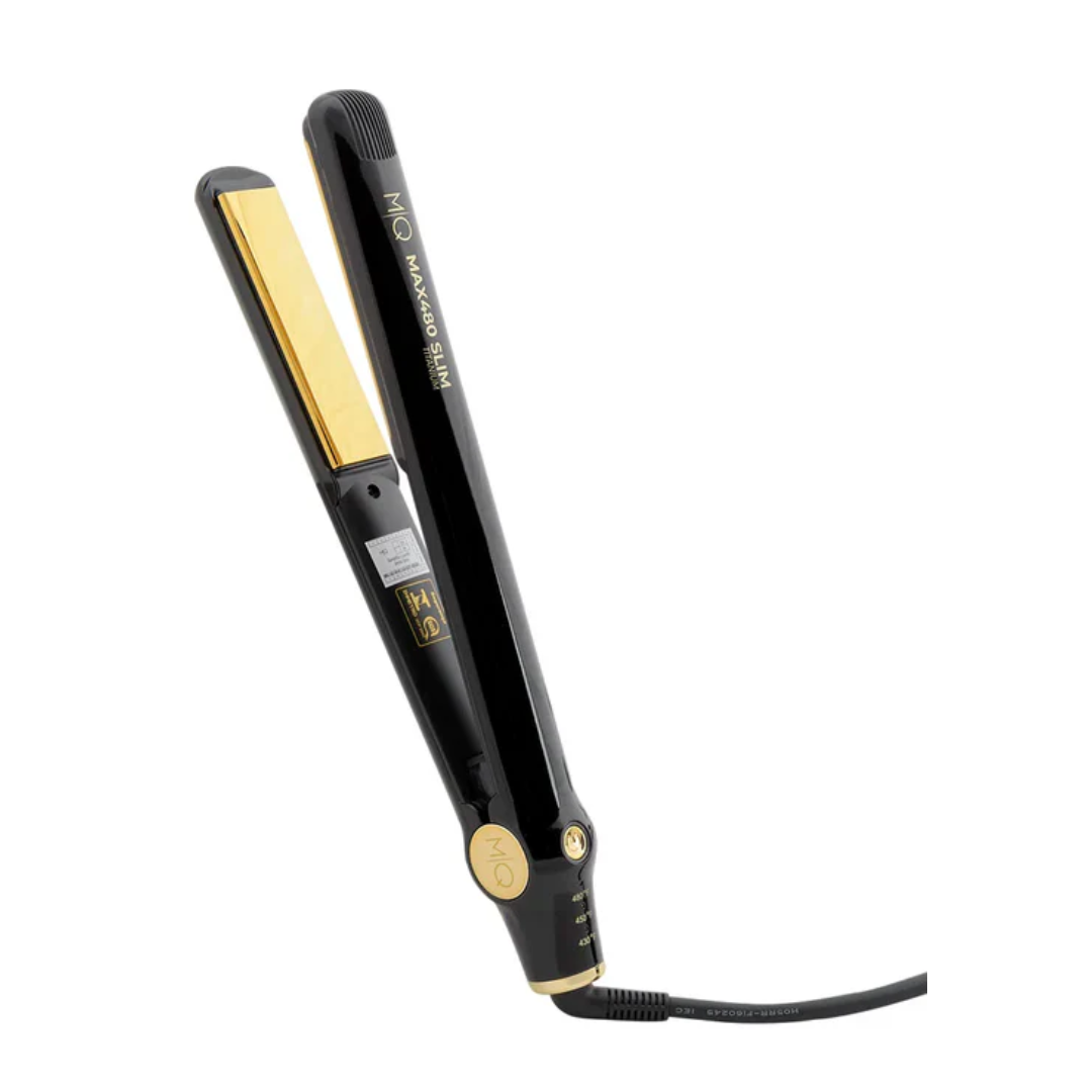 Plancha de Cabello Profesional de Titanio 480° Max Slim  (250 °C) 3 Niveles Ajustable MQ