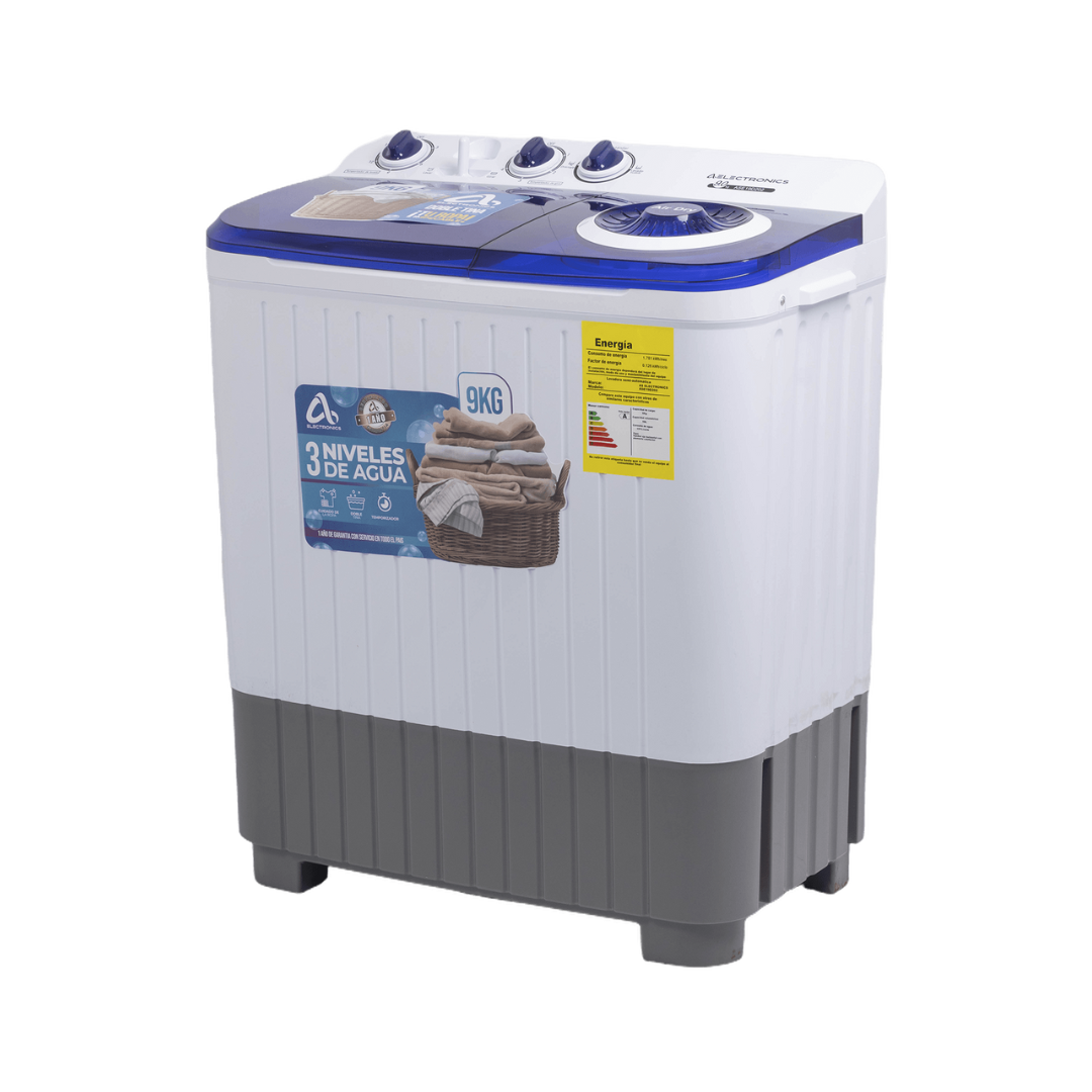 Lavadora Semiautomática 9Kg Doble Tina AS Electronic