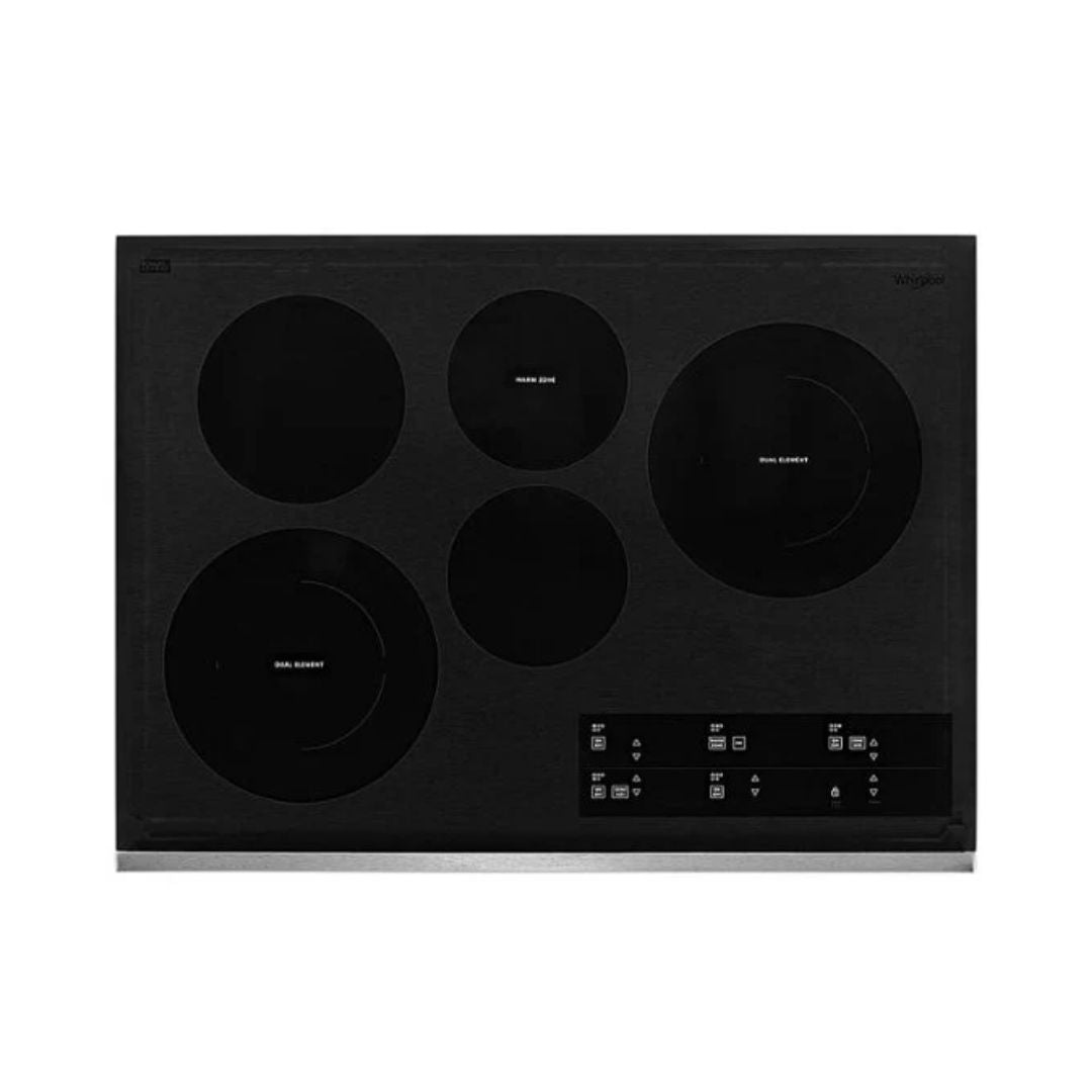 Tope Eléctrico Vitrocerámica 5 Hornillas Táctil 30" Whirlpool