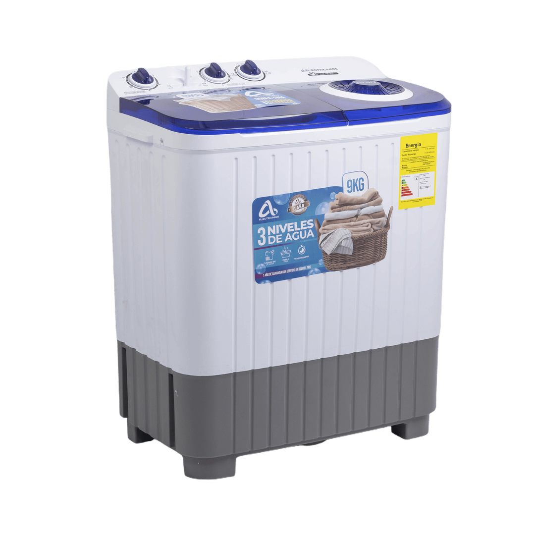 Lavadora Semiautomática 9Kg Doble Tina AS Electronic