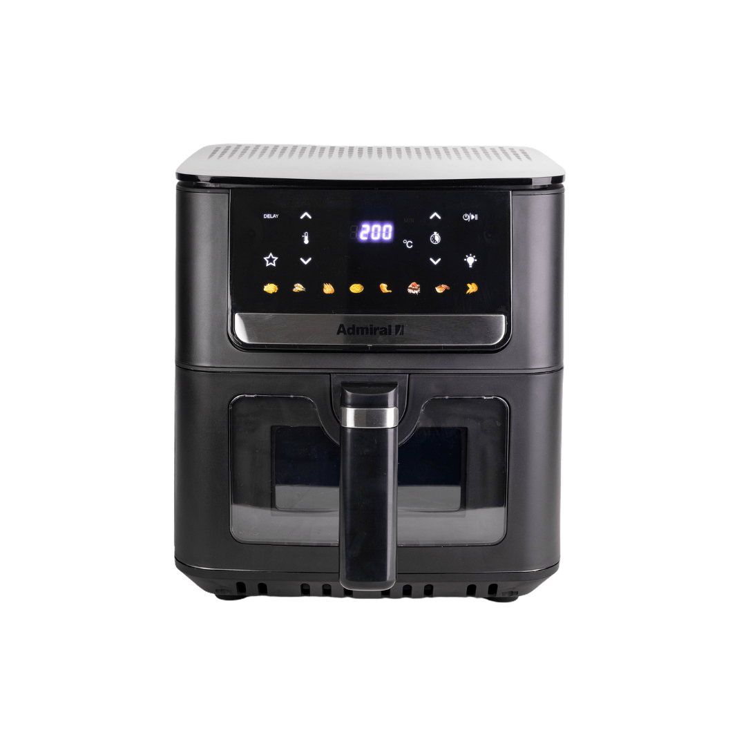 Freidora de Aire 6.5 Litros de 40°C a 200°C  1700W Negra Admiral