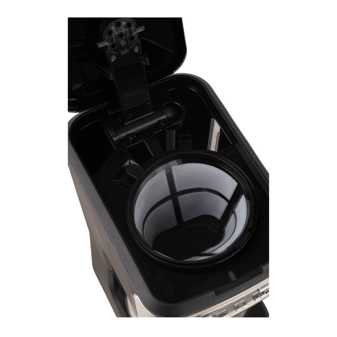 Cafetera Eléctrica Programable  5 Tazas Negro Acero Admiral