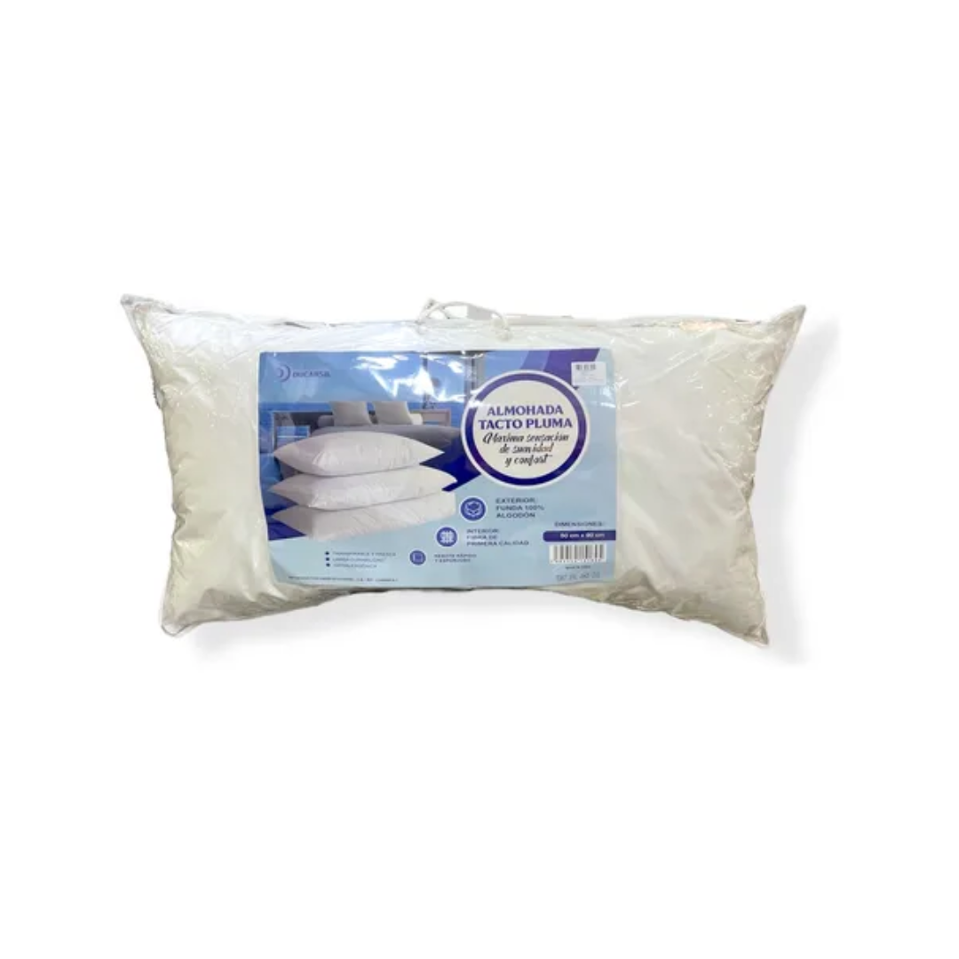 Almohada Tacto Pluma  QUEEN 50X70 Ducarsil
