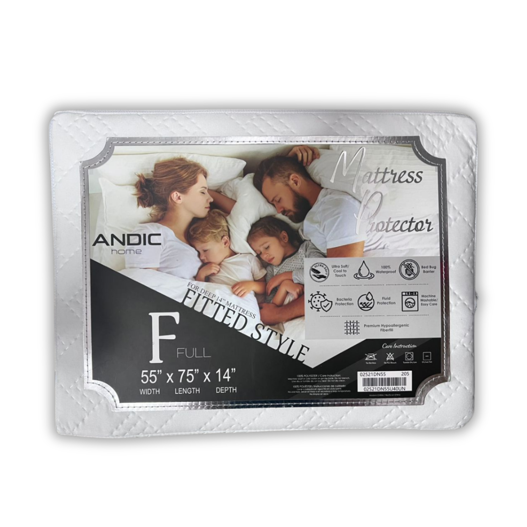 Protector De Colchón con Superficie Suave MATRIMONIAL ANDIC HOME