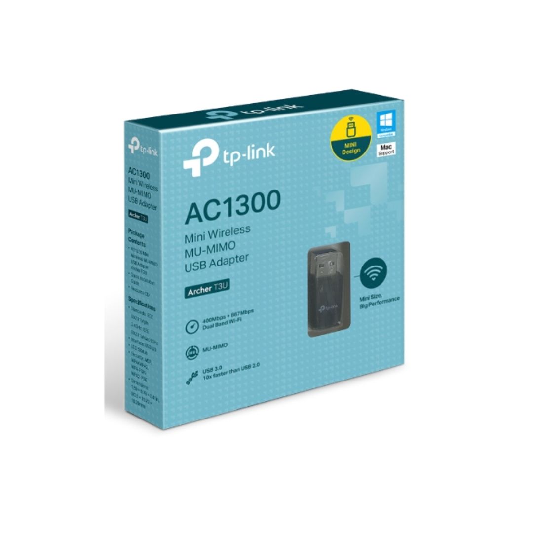 AC1300 Mini Wireless MU-MIMO USB Adapter Tp-Link