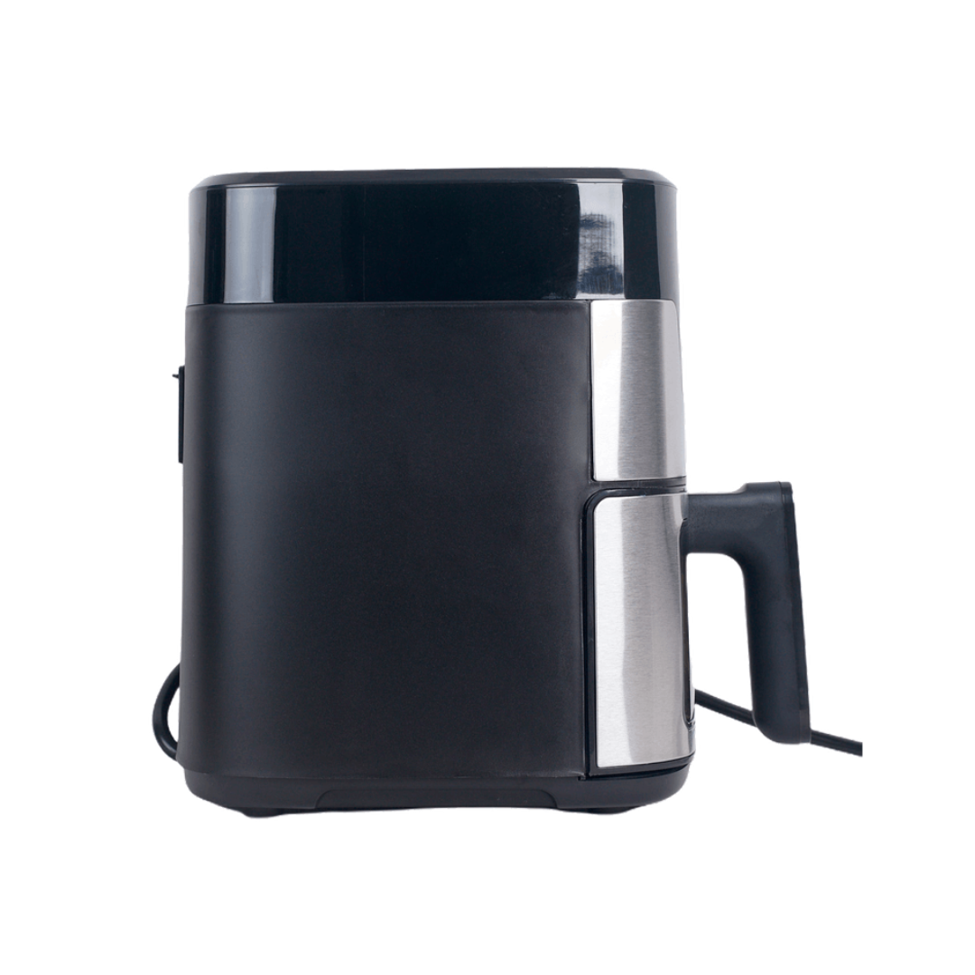 Freidora de Aire 4.6 Litros Control Táctil Digital Acero Negro  1350W AS Electronic