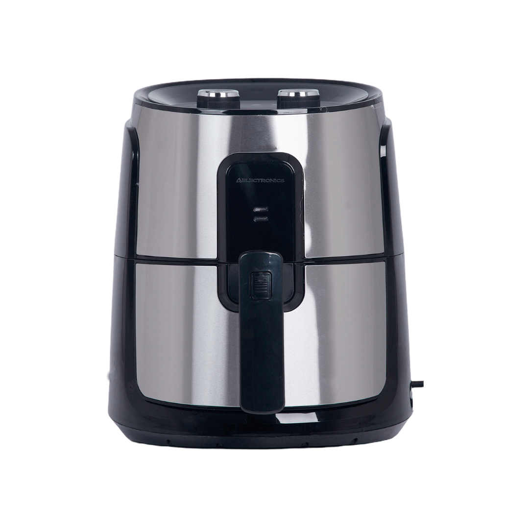 Freidora de Aire 4.3 Litros 200°C Negro Acero 1500W AS Electronic