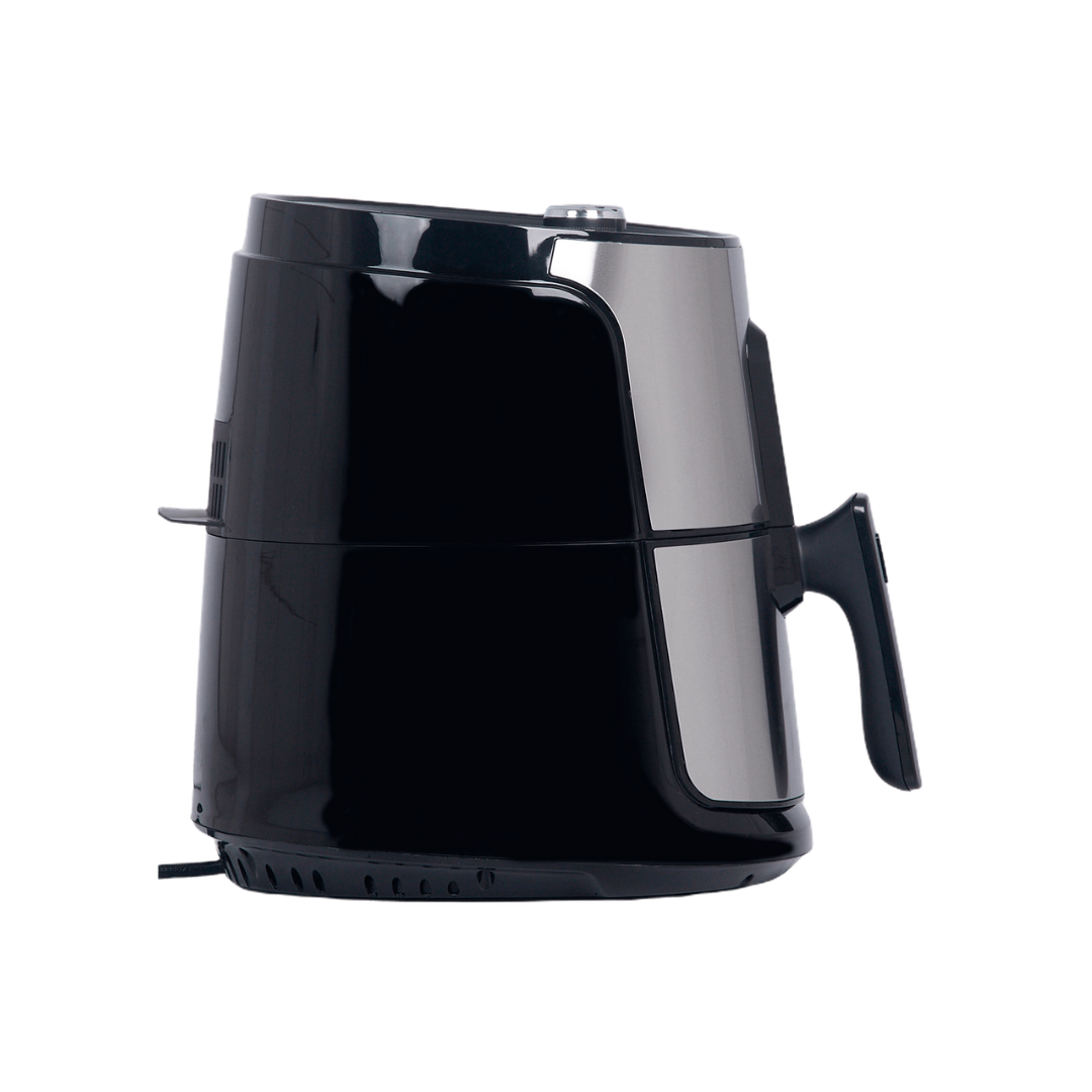 Freidora de Aire 4.3 Litros 200°C Negro Acero 1500W AS Electronic