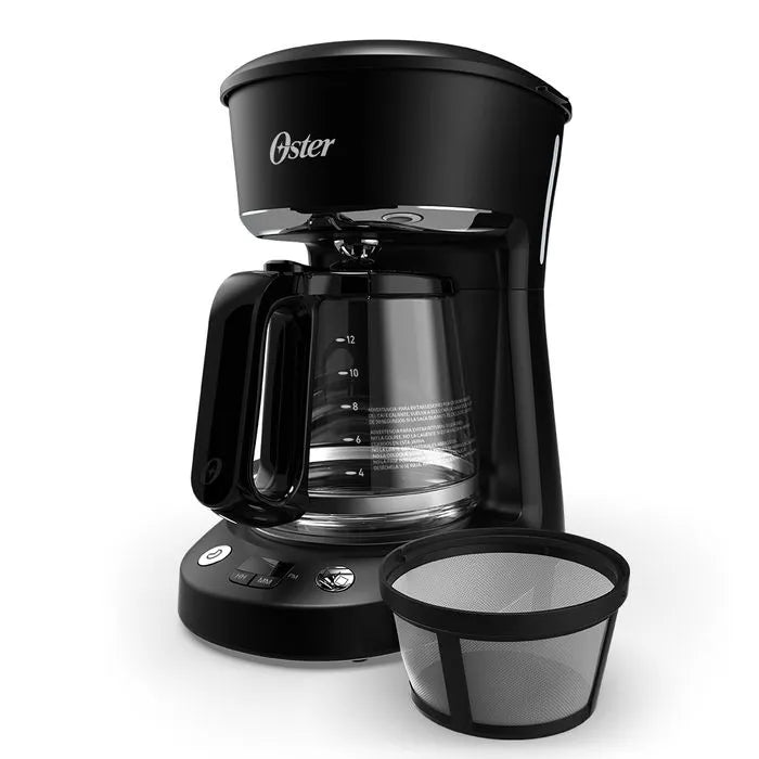 Cafetera 12 tazas programable negra OSTER