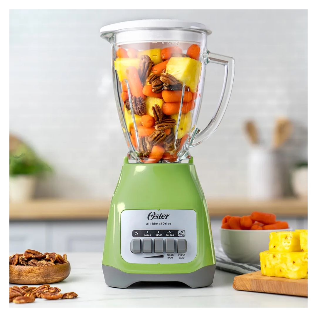 Licuadora  2 Velocidades Más Pulso y Vaso de Vidrio Oster®