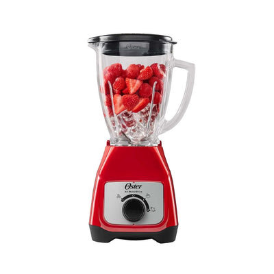 Licuadora Con Vaso de Vidrio y Control de Perilla Roja  Oster®