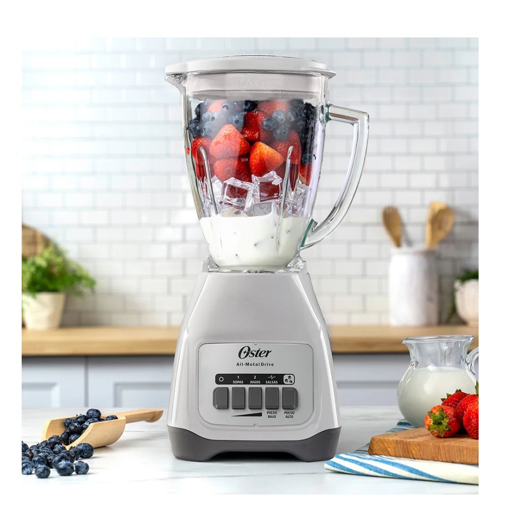 Licuadora 2Velocidades de Botones blanco Oster