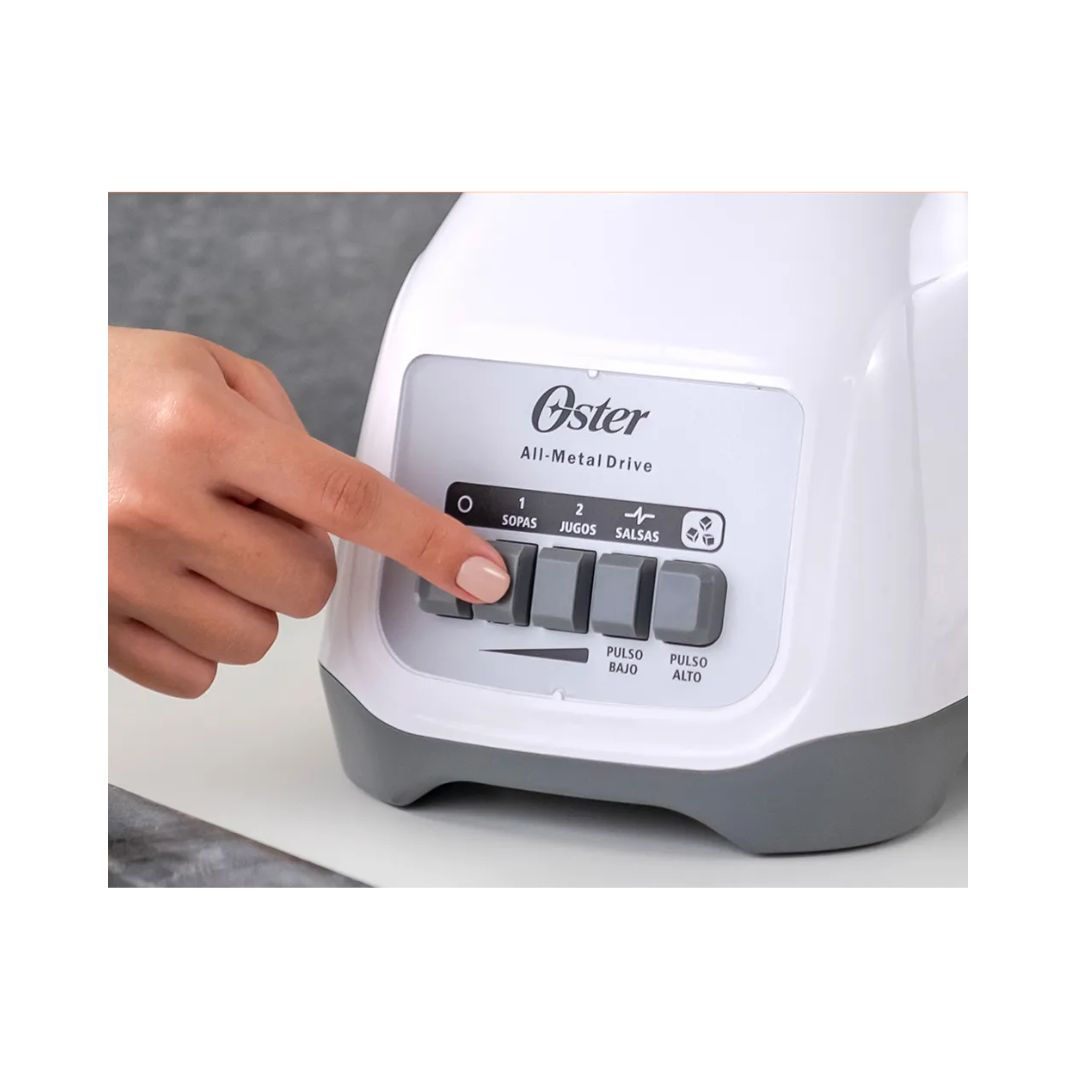 Licuadora 2Velocidades de Botones blanco Oster
