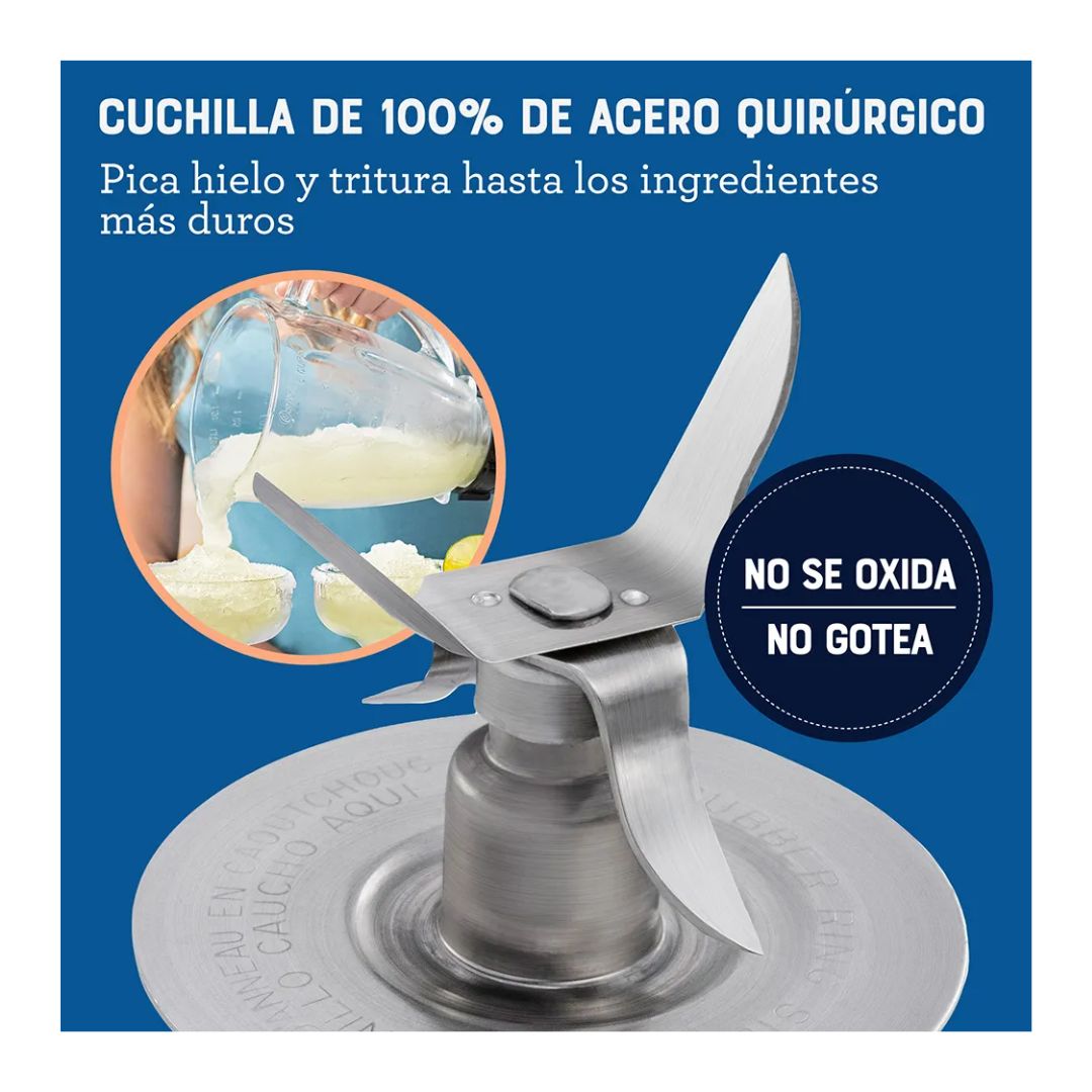 Licuadora 2Velocidades de Botones blanco Oster