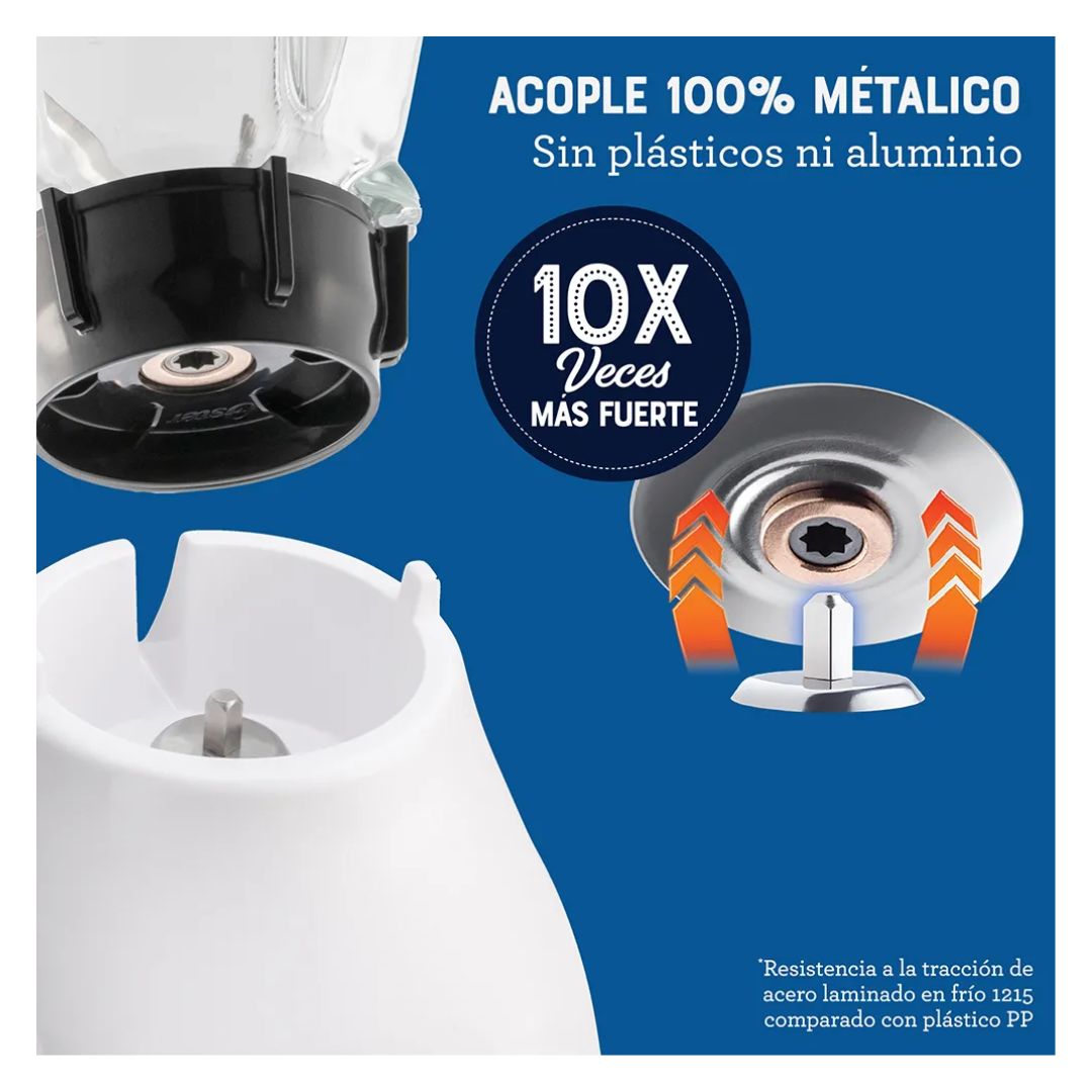 Licuadora 2Velocidades de Botones blanco Oster