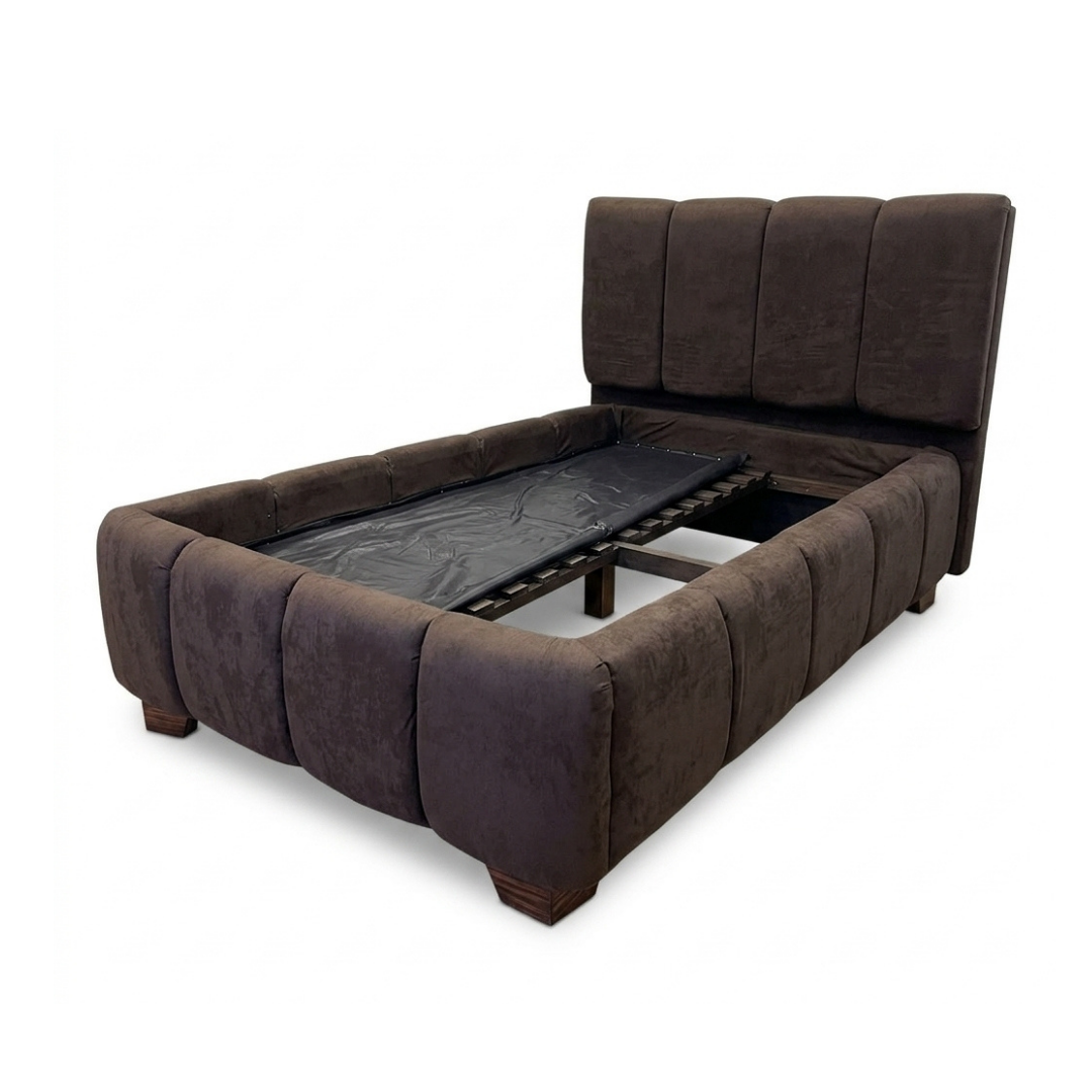 Cama con Copete INDIVIDUAL (1.00X1.90) BARKI NUBE