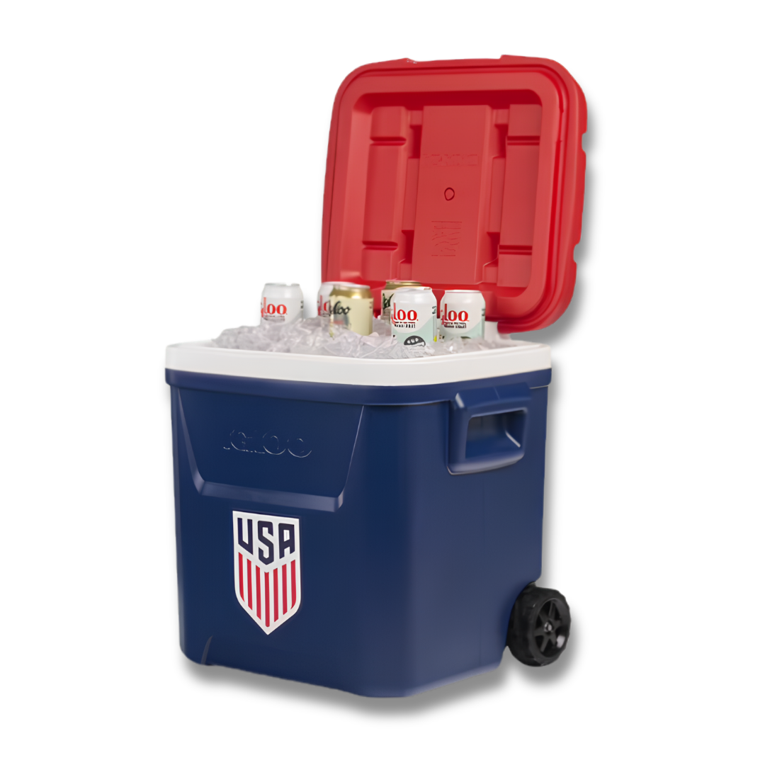 Cava Portátil Rígida Con Ruedas Igloo Laguna 60 Roller