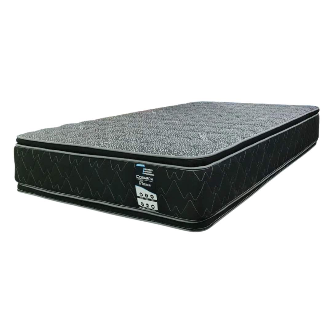 Colchón Queen Doble Pilow 160x190 cm Ortopédico Cobarca