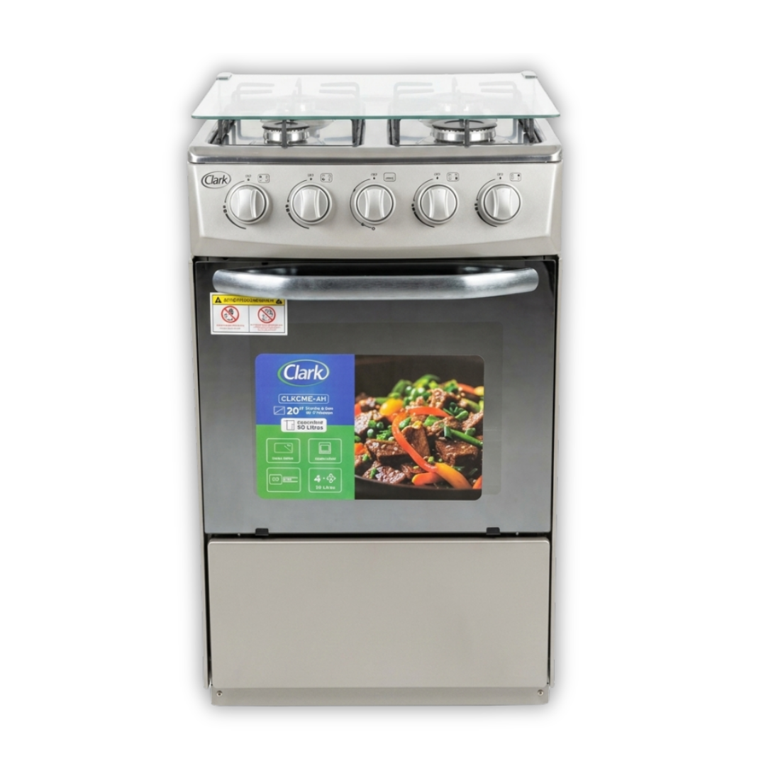 Cocina con Rejilla Acero + Encendido de Fricción CLARK