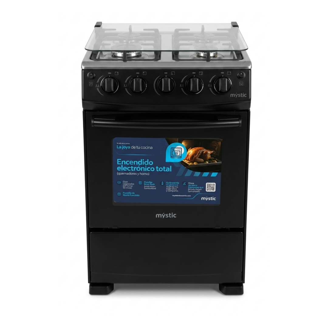 Cocina a Gas de Piso de 20" Esmeralda Negra Mystic