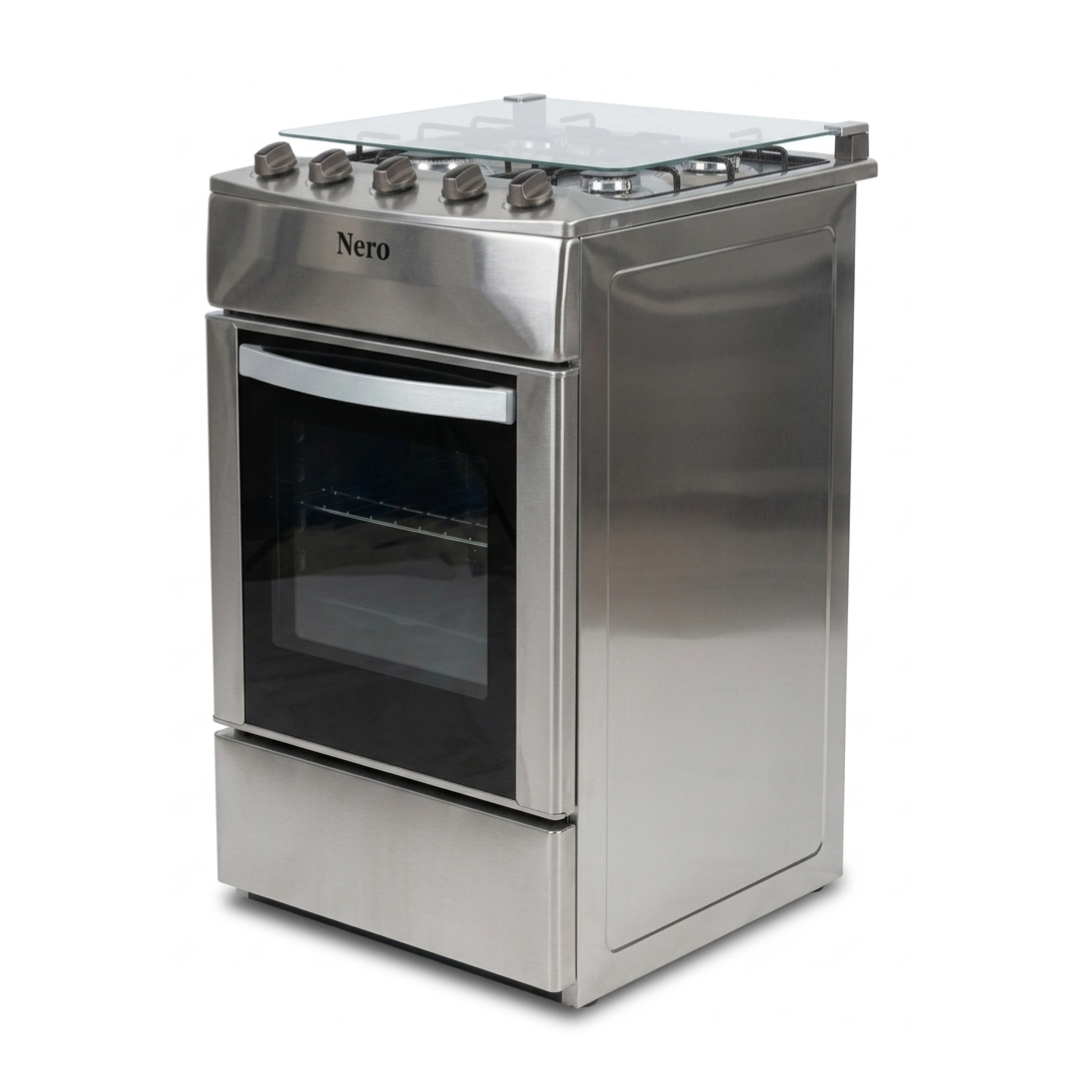 Cocina de Acero Inox de 20" 4H INOX NERO