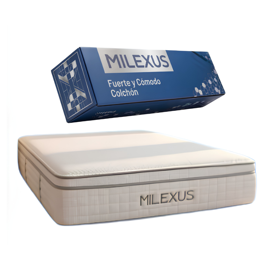 Colchón Empacado al Vacío Individual MILEXUS