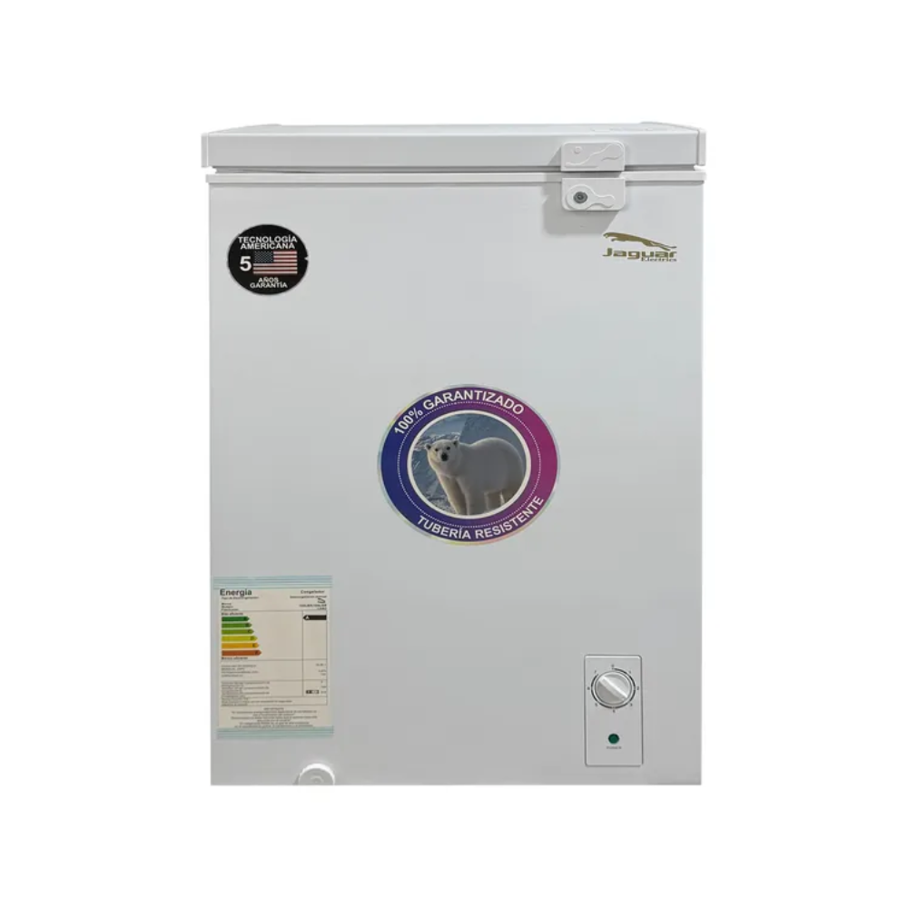 Congelador Dual Horizontal 100 Litros Blanco Sin Escarcha Jaguar