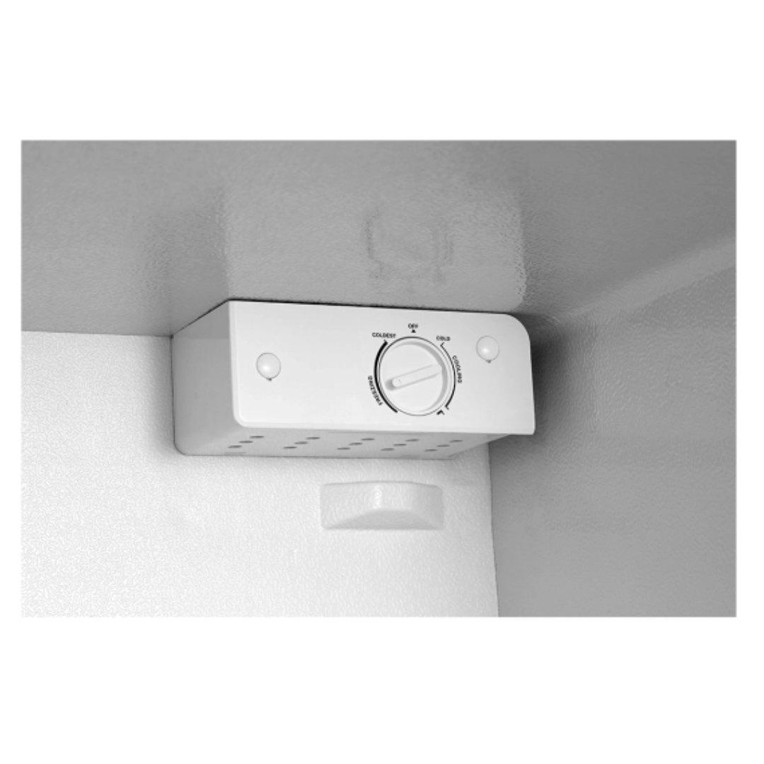 Congelador Vertical Dual 7 Pies 200 Litros Acero Inoxidable Hyundai