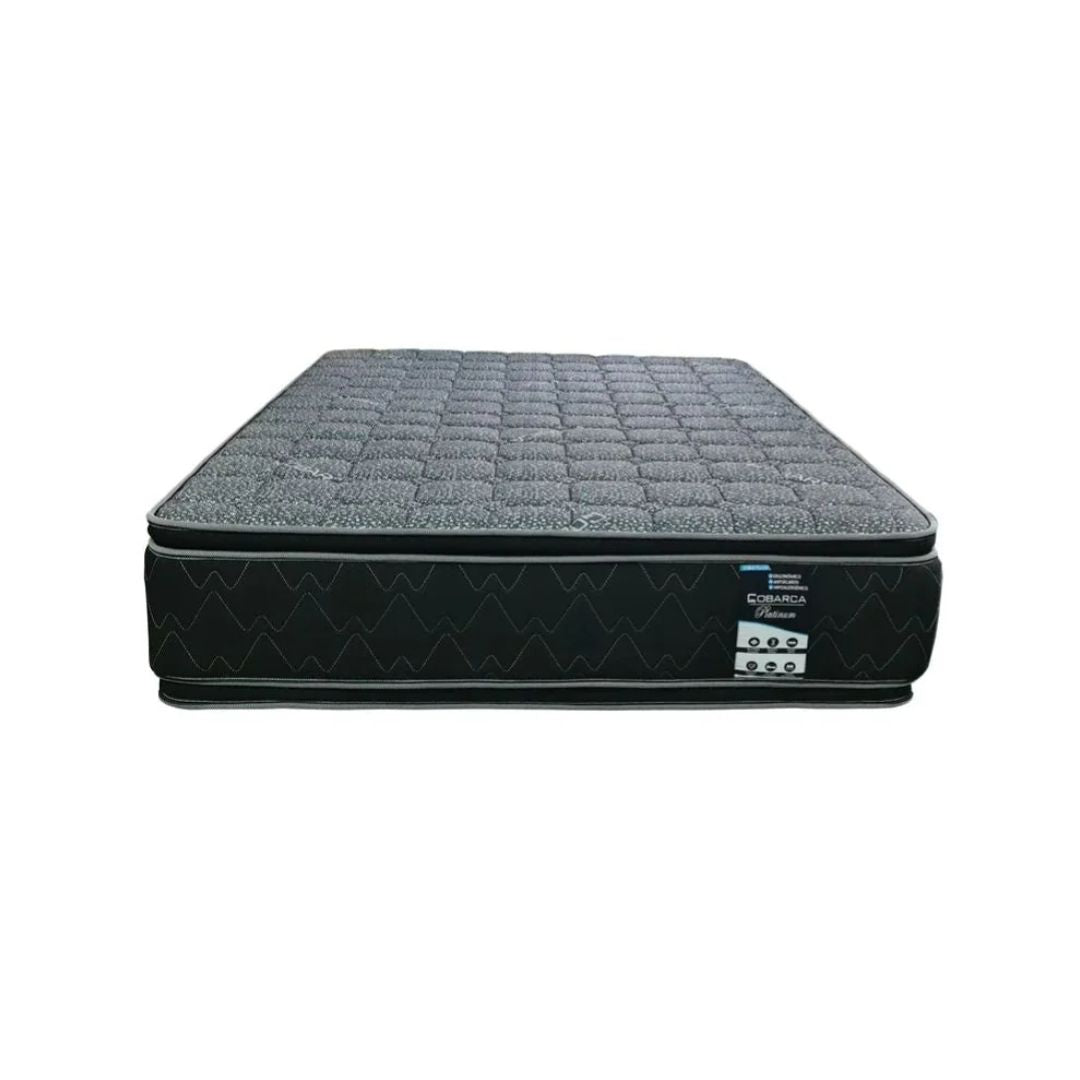Colchón Queen Doble Pilow 160x190 cm Ortopédico Cobarca