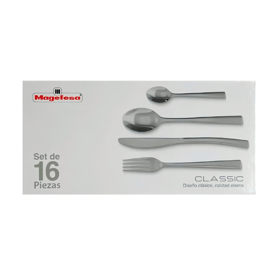 Juego de Cubiertos Magefesa Classic de 16 piezas