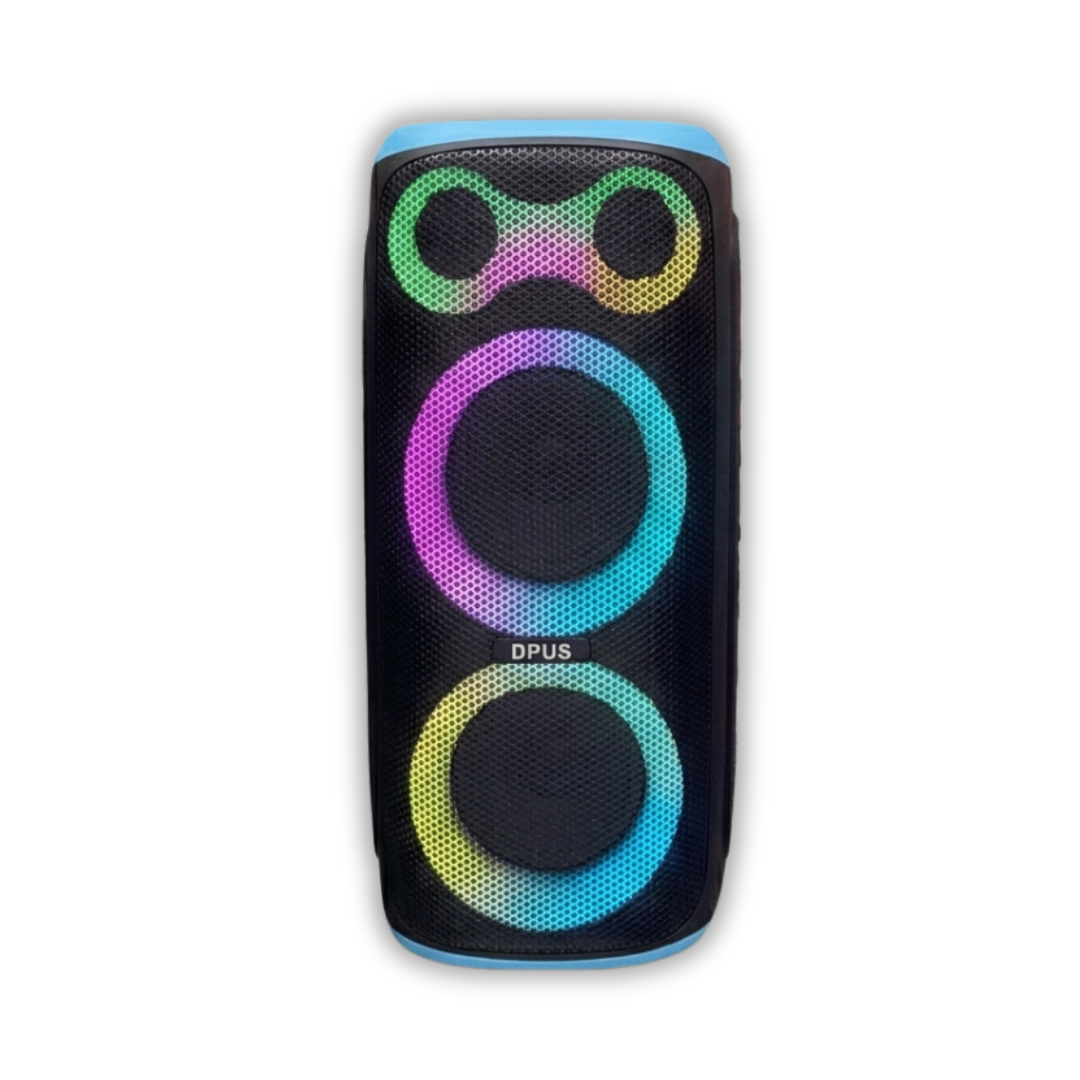 Corneta Portatil con Bluetooth inalámbrica 8"+ Mic DPLUS