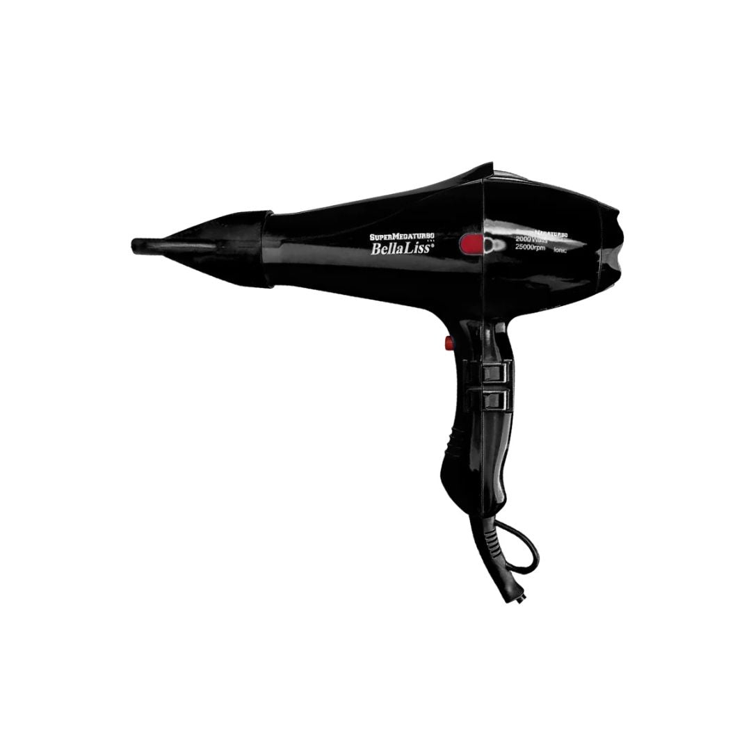 Secador de Cabello Rojo  BellaLiss Super Megaturbo