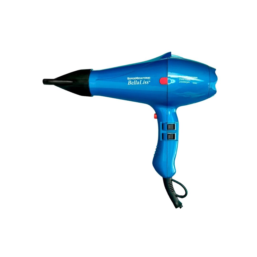 Secador de Cabello  Azul BellaLiss Super Megaturbo