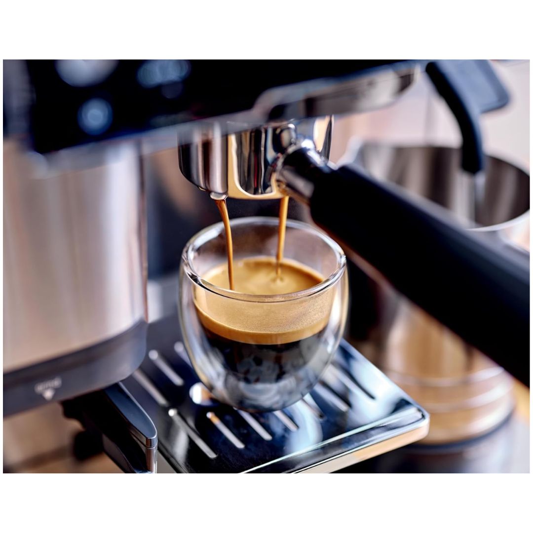 Cafetera de Lujo Espresso Con Molino y Espumador Acero Inoxidable Ninja