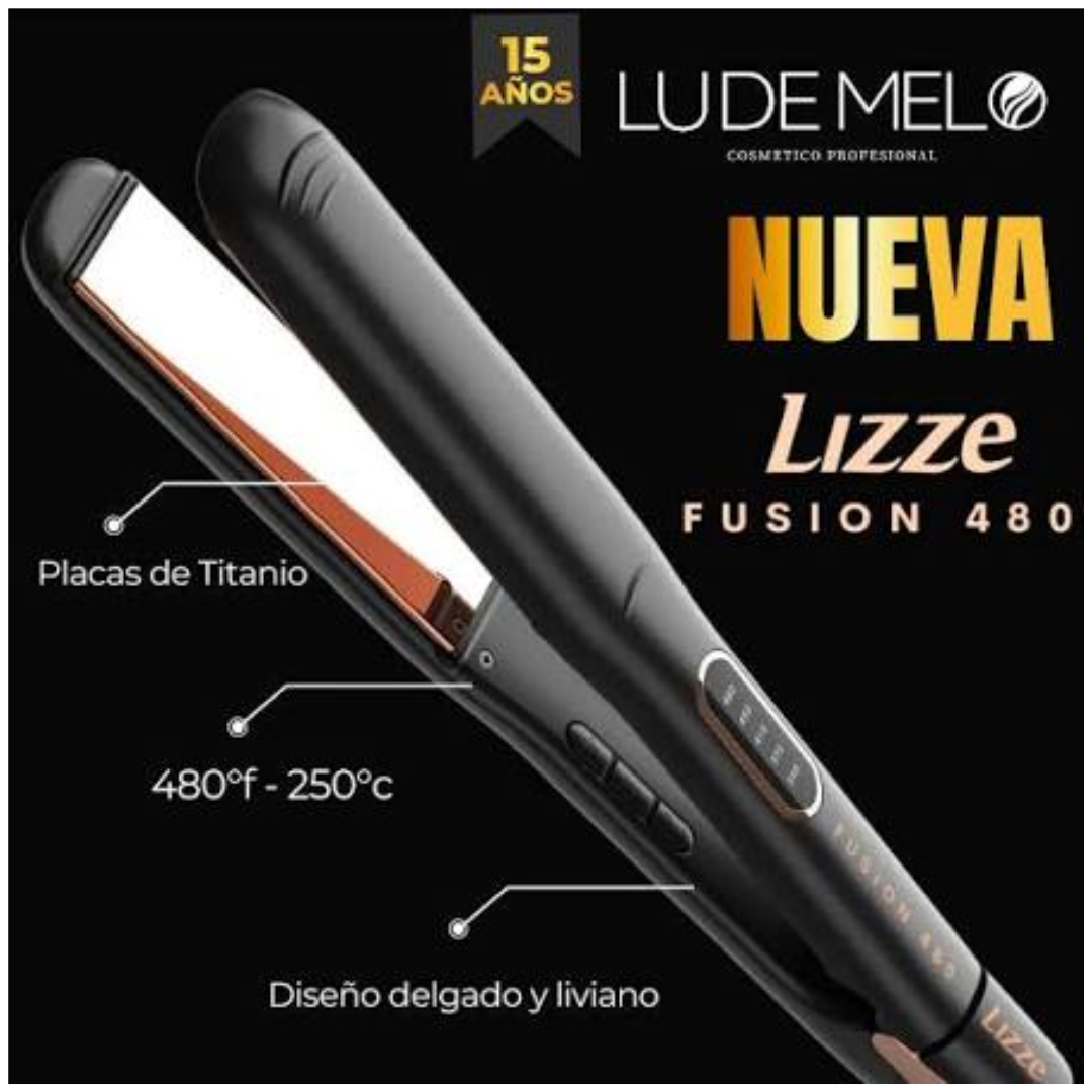 Plancha Profesional Titanium Fusion 480° Lizze