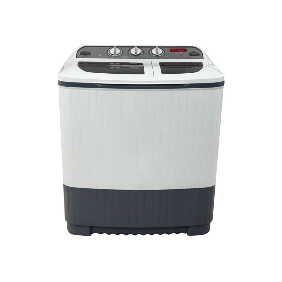 Lavadora Semiautomática 9 Kilos Doble Tina Gris/Blanco Fresh