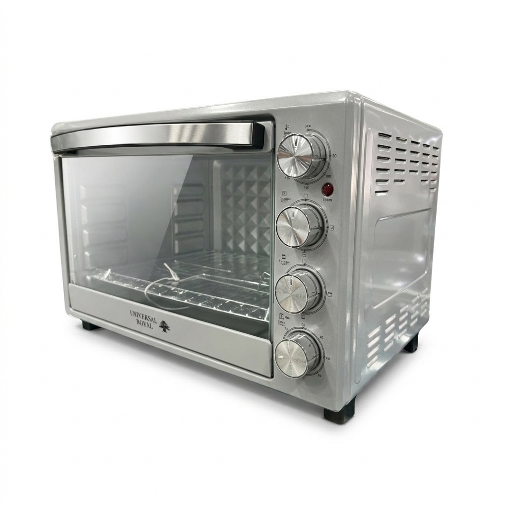 Horno Tostador 45 Litros Con Perrillas 1500W Acero Inoxidable Universal Royal