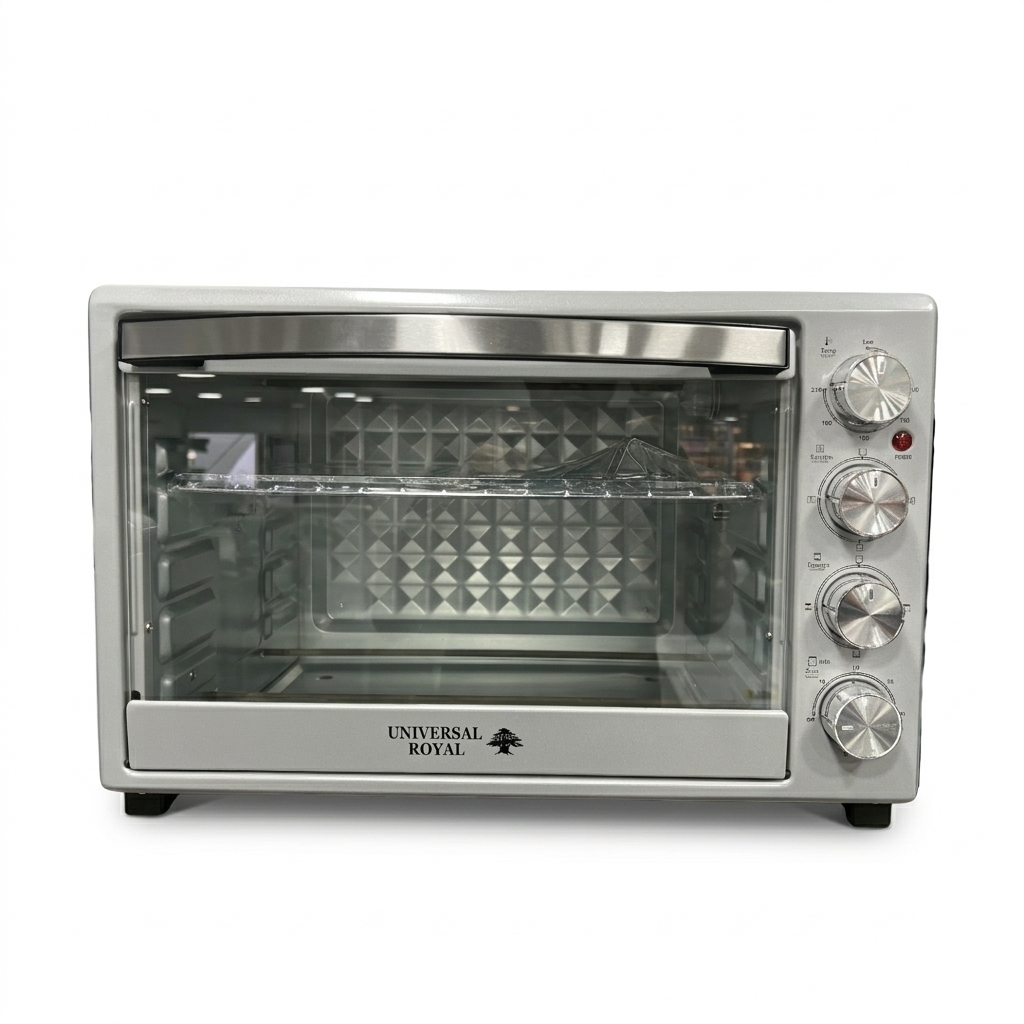 Horno Tostador 45 Litros Con Perrillas 1500W Acero Inoxidable Universal Royal