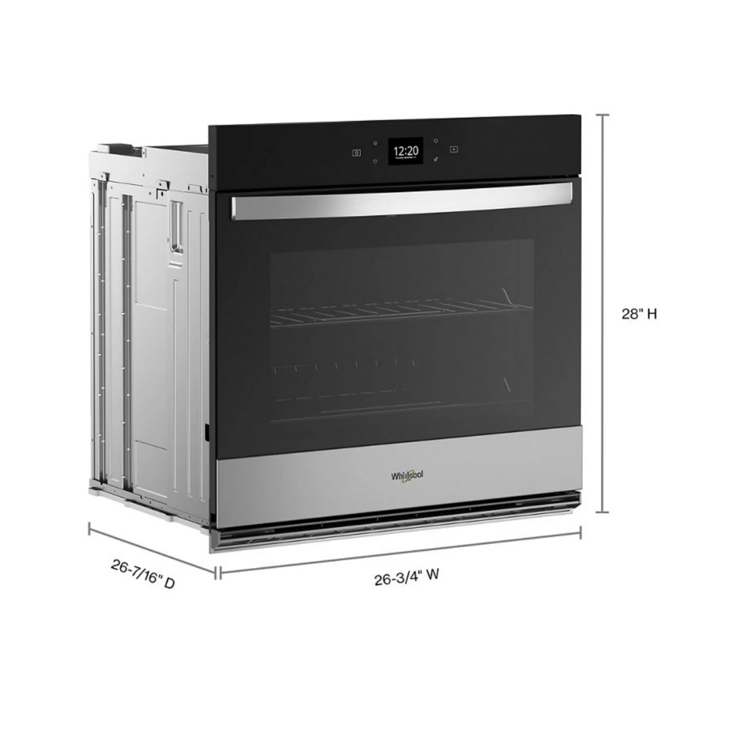 Horno de Pared Eléctrico Inteligente de 27" de Convección Y Air Fry Whirlpool