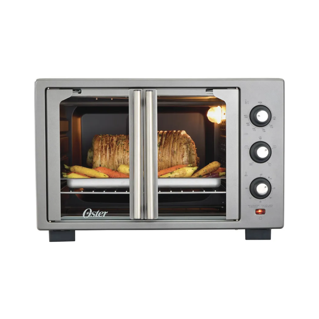Horno Con Freidora de Aire de 35 Litros Acero Inoxidable Puertas Francesas Oster