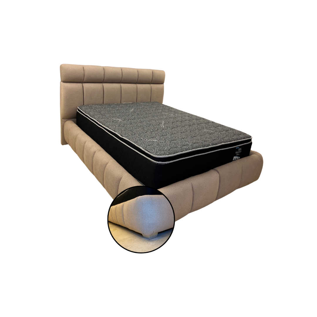 Cama Tipo Burbuja PREMIUM de Tela Acolchada  Queen