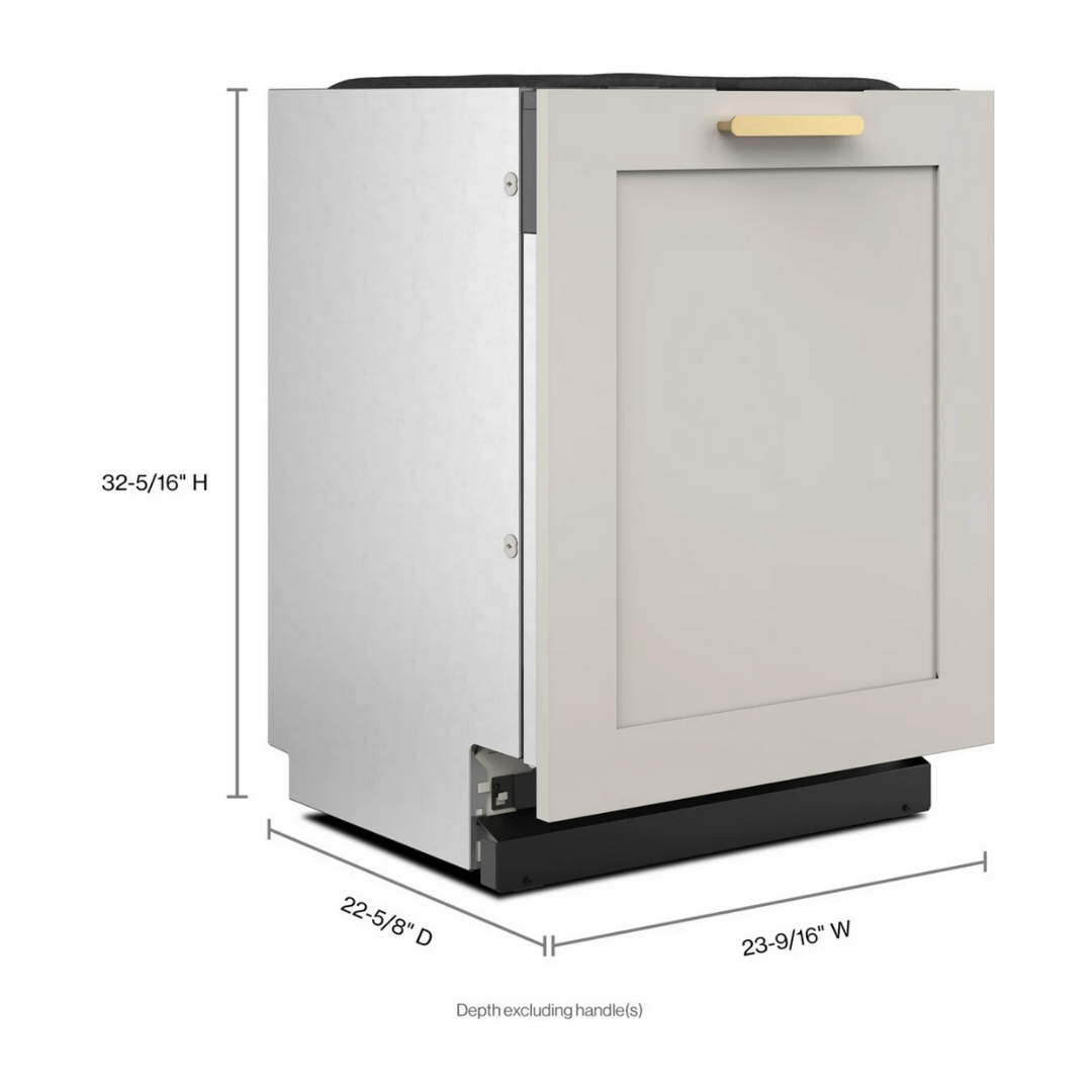 Lavavajillas de 24" Panelable de Lujo 2 Niveles Kitchenaid