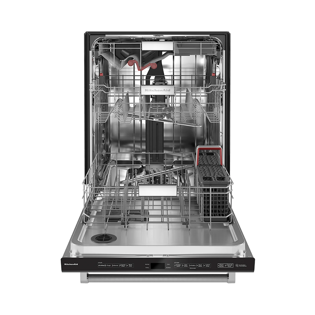 Lavaplatos Empotrable 61 cm de Lujo Con Interior de Acero Negro Kitchenaid